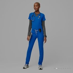 Figs Scrub Set in Royal Blue